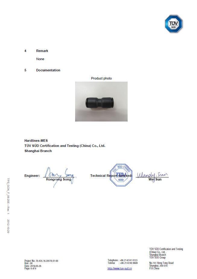 Nylon Push Lock Fittings