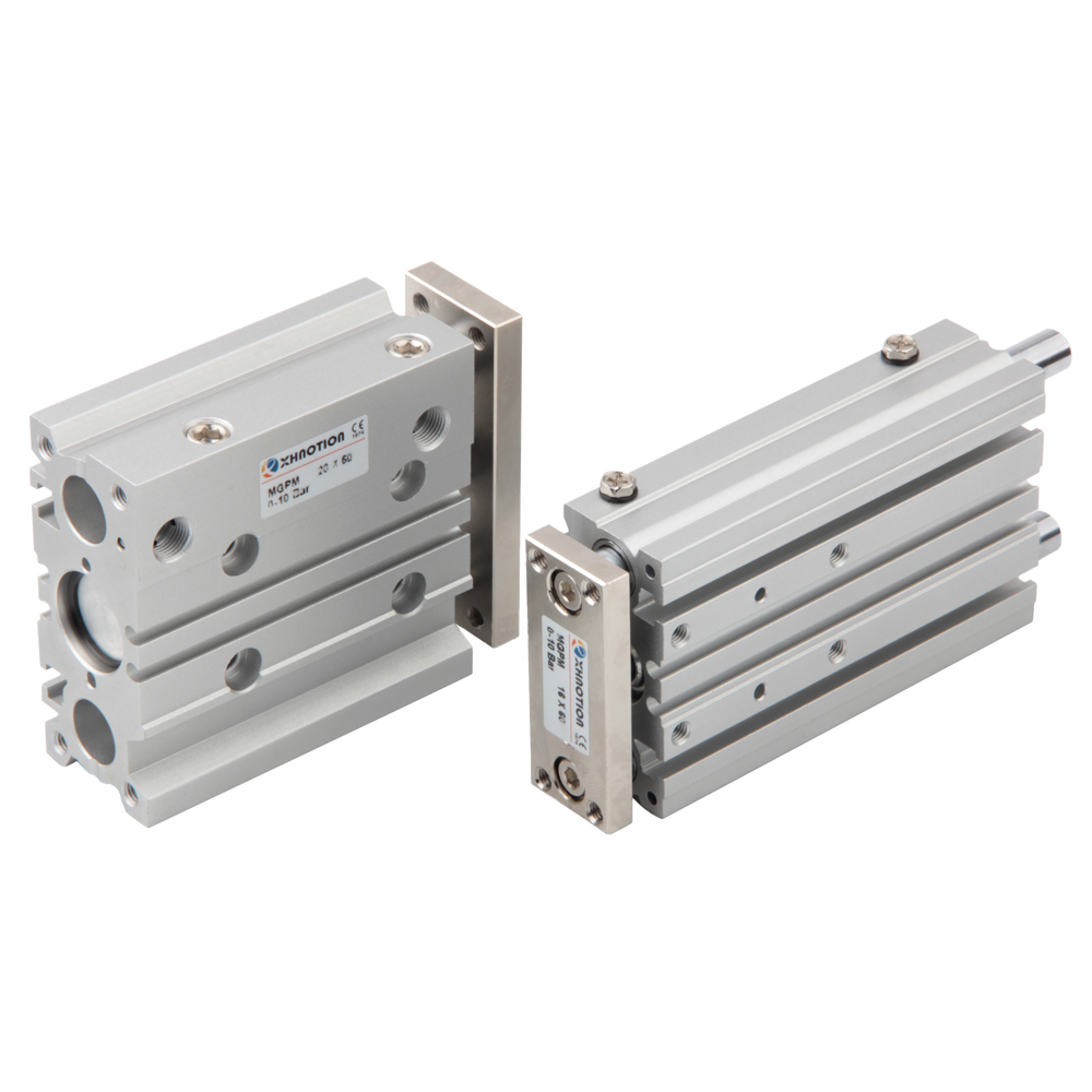 MGPM Three Shaft Air Double Acting Linear Guide Cylinder