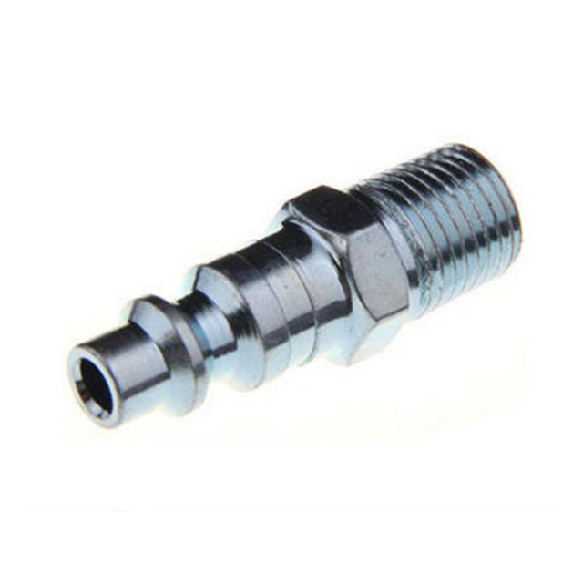 Zinc-Plated Steel Male Plug Quick Connector Coupling 3/8"Bsp Thread
