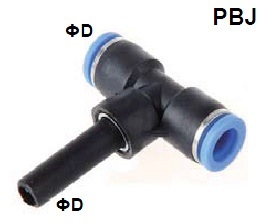 Xhnotion - Pneumatic Push in Plug in Tee Air Hose Fitting with 100% Tested