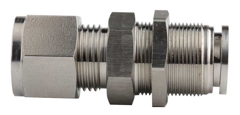 SS316L Stainless Steel (SSRMBC) Rapid Screw Fitting AISI316 Union Straight Push on Fitting