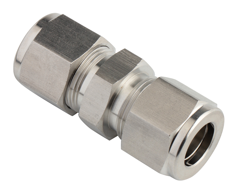 Xhnotion (SSUPU6) Pneumatic SS316L Stainless Steel Union Straight Quick Connector Compression Fitting