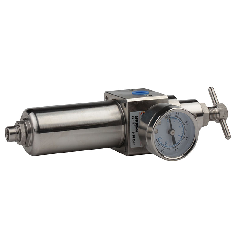 SS316 stainless steel air filter regulator treatment unit (2)