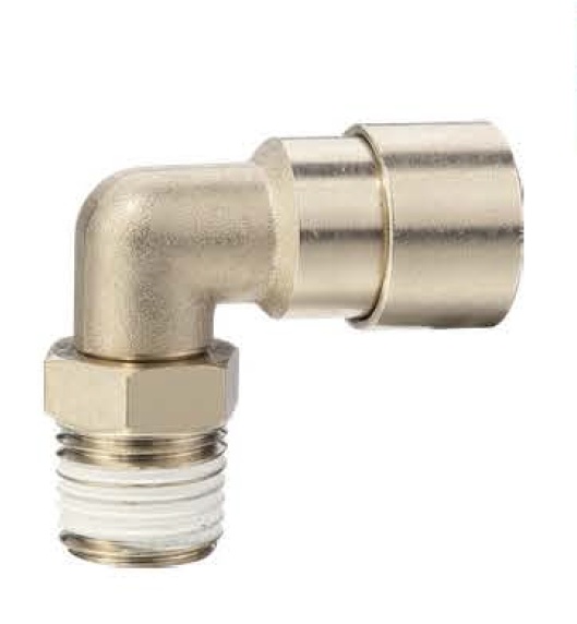 Anti-Spark Push in Fittings Flame Resistance Automotive Male Elbow
