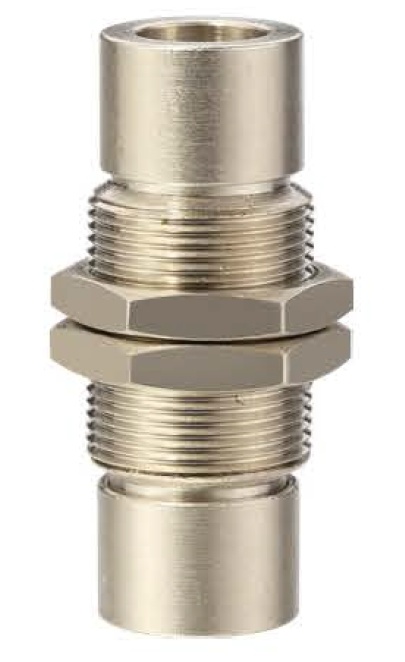 Anti-Spark Push in Fittings Flame Resistance Automotive Union Bulkhead