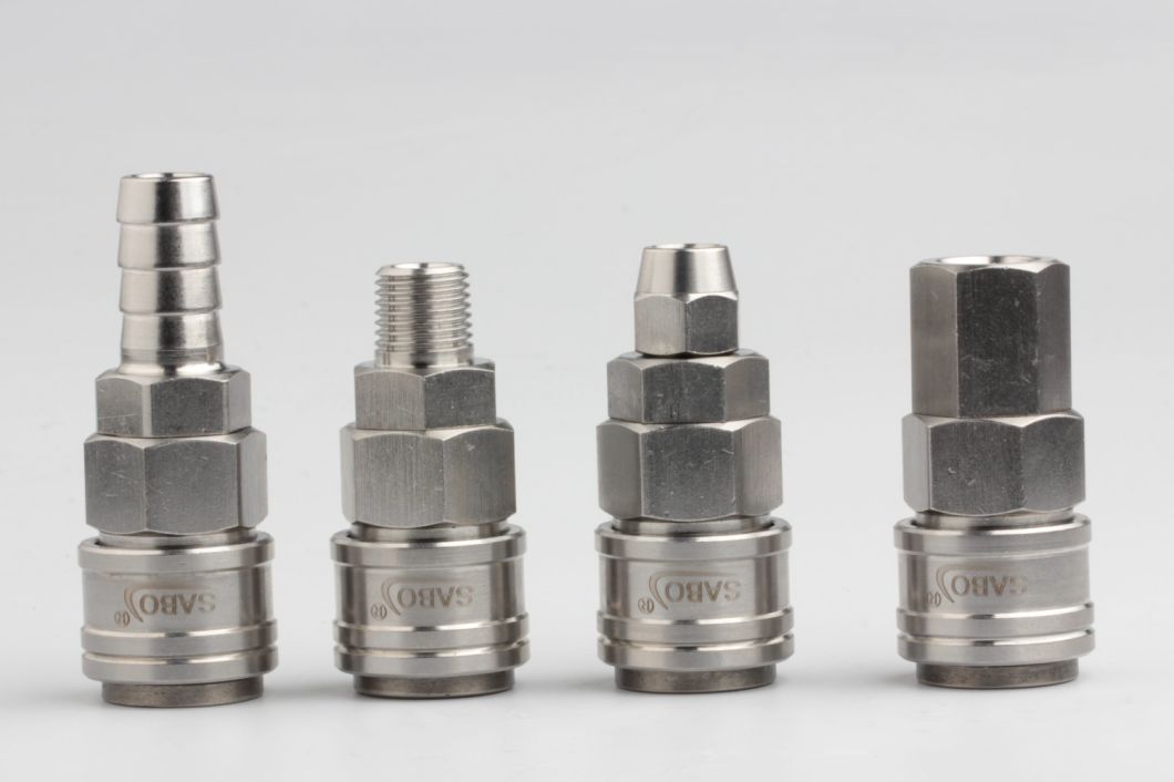 Sabo Xhnotion 9mm, 11mm, 13mm Barb Plug Stainless Steel SS304 Quick Coupling, Air Coupler, Compressor Pneumatic Coupling