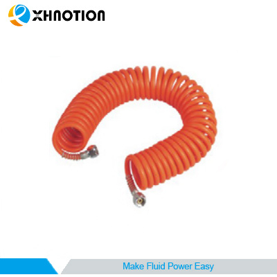 Xhnotion Spiral Tube PU Hose with 1/4′′ Female Fittings