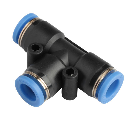 Xhnotion Pneumatic Union Tee Push-to-Connect Air Hose Fitting with 100% Tested