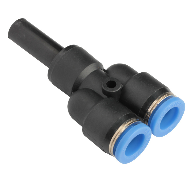 Xhnotion - Pneumatic Push in Plug in Y Air Hose Fitting with 100% Tested