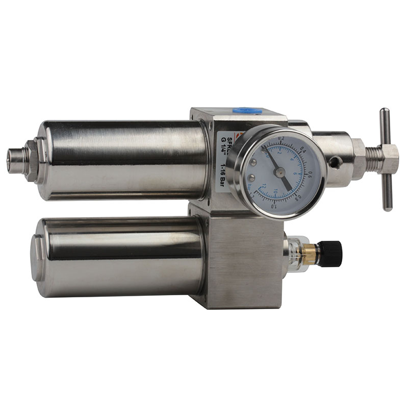 SS316 stainless steel air filter regulator treatment unit (22)