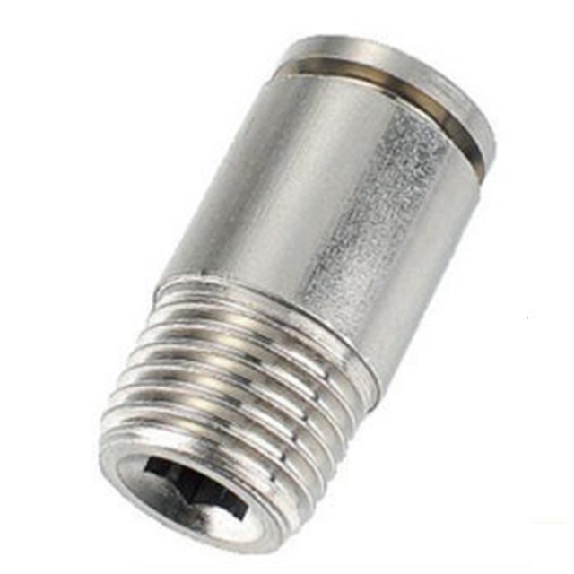 Xhnotion Brass Fitting Connector Round Male Straight Mpoc