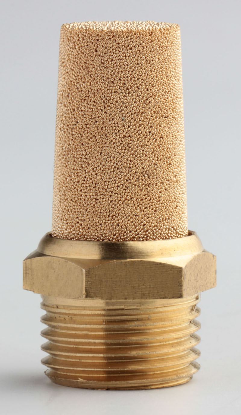 Brass NPT1/2 Cone Silencer in Oil Pressure