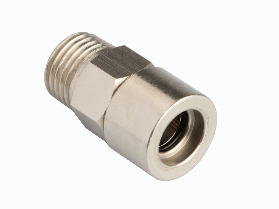 Anti-Spark Push in Fittings Flame Resistance Automotive Male Straight