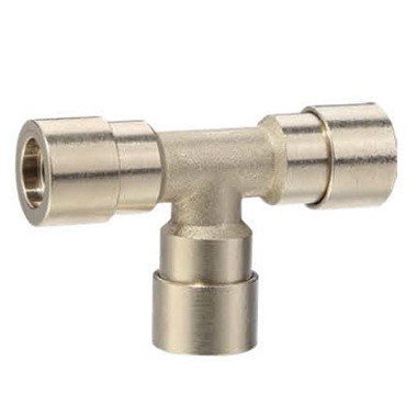 Anti-Spark Push in Fittings Flame Resistance Automotive Union Tee
