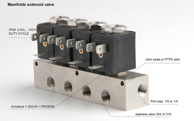Stainless Steel Manifold Solenoid Valve Manufacturer