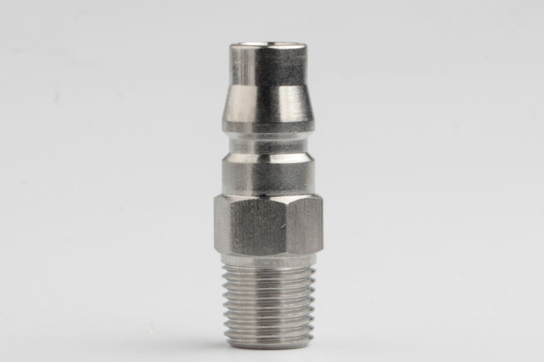 Sabo Xhnotion 1/4, 3/8, 1/2 Male Plug Stainless Steel SS304 Quick Coupling, Air Coupler, Compressor Pneumatic Coupling