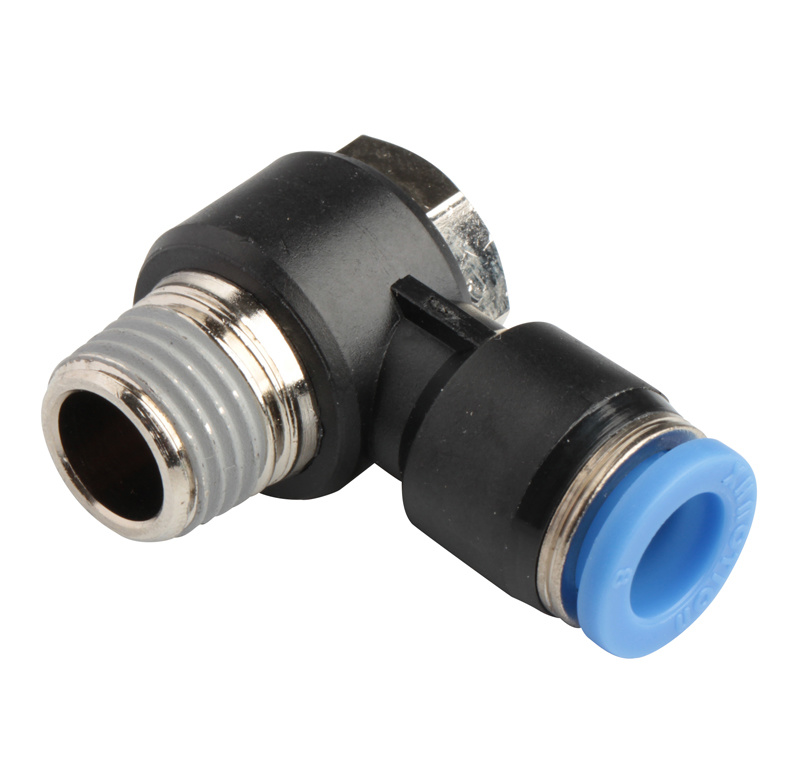 Xhnotion - Pneumatic Plastic Push in Male Banjo Air Hose Fitting with 100% Tested