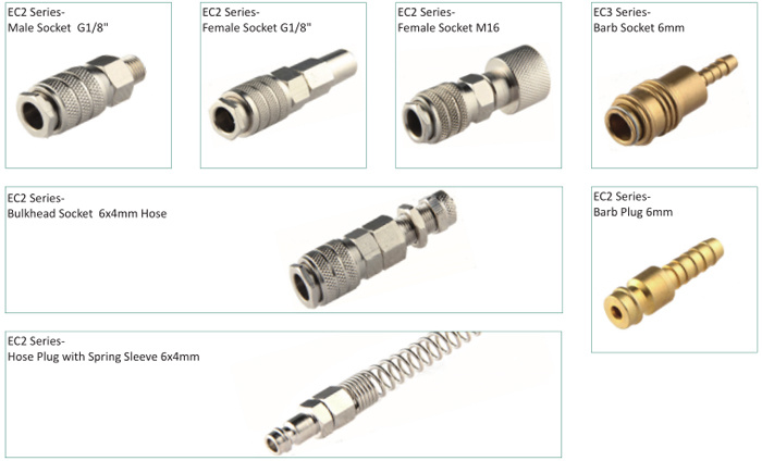 Europe Series Compact Quick Connected Barb Plug