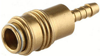 6mm Series Brass Quick Coupler with Barb Socket