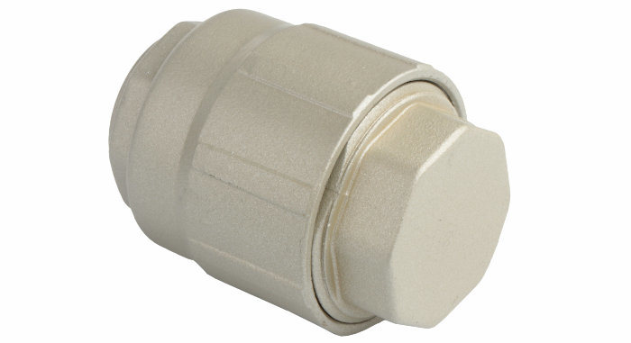 Aluminium End Cap Fitting with Aluminium Pipe for Air System