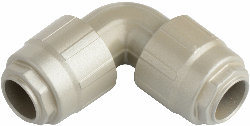 Dn25 90degree Straight Elbow Aluminium Quick Connector
