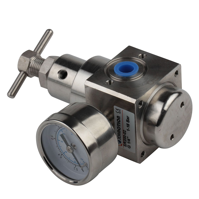 SS316 stainless steel air filter regulator treatment unit (9)