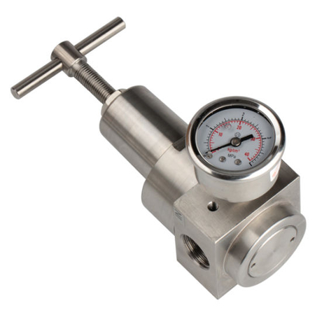 Pneumatic Stainless Steel Compressed Air Regulator with Gauge