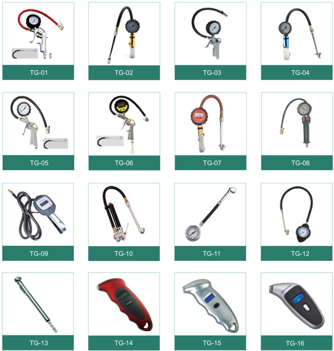 Xhnotion Tire Gun Pneumatic Gun Tire Pressure Gauge