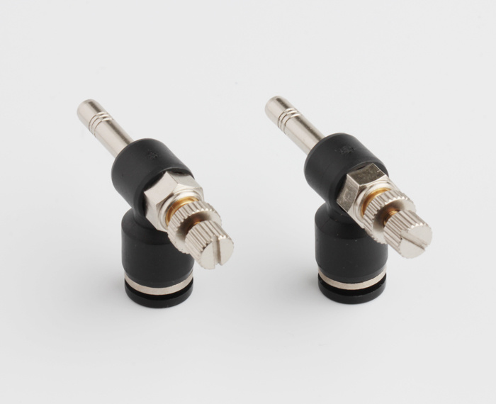 Xhnotion 4 mm Plastic Throttle Valves with Barb for Flow Control