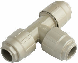 Xhnotion Male Tee Aluminium Quick Connect Pipe Fitting