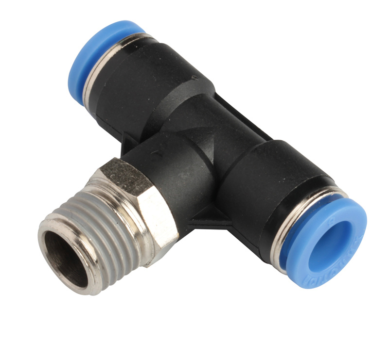 Xhnotion - Pneumatic Push in Female Branch Tee BSPP Thread Air Hose Fitting with 100% Tested