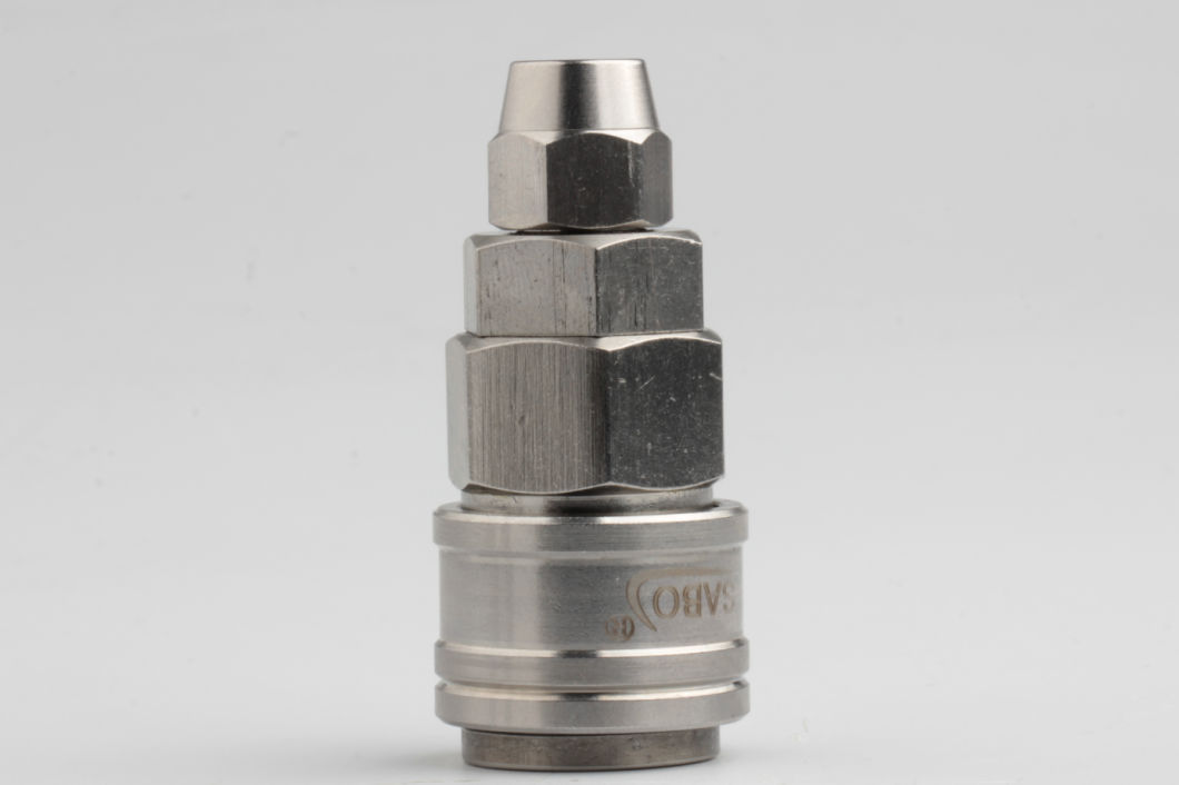 Sabo Xhnotion 8*5mm, 10*6.5mm, 12*8mm Hose Socket Stainless Steel SS304 Quick Coupling, Air Coupler, Compressor Pneumatic Coupling