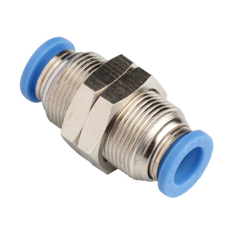Xhnotion - Pneumatic Push in Bulkhead Union Air Hose Fitting with 100% Tested