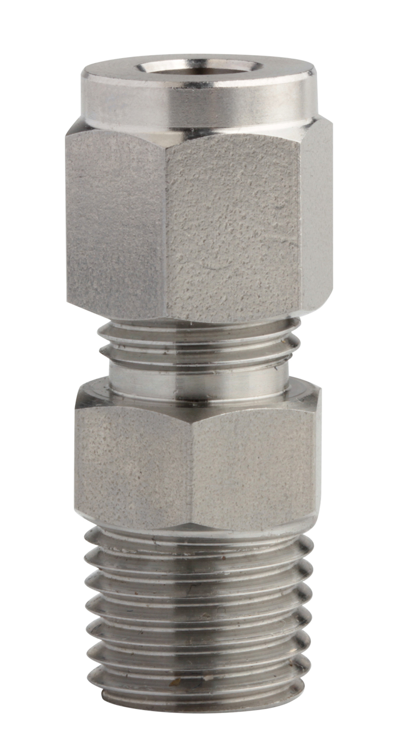 Pneumatic SS316L Stainless Steel Male Straight SSUPC Quick Connector Compression Fittings