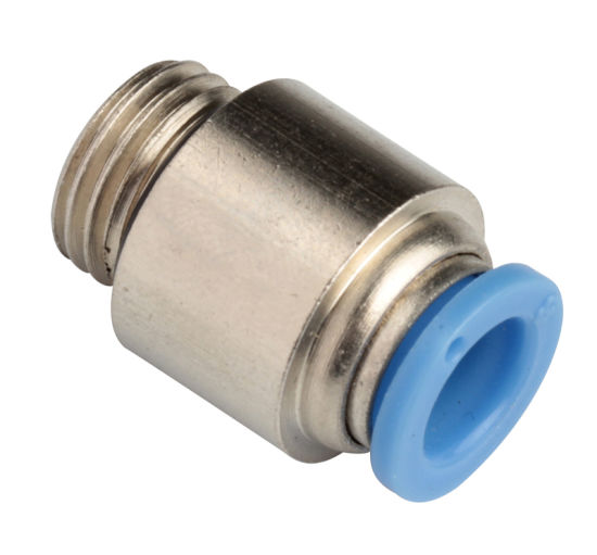 Xhnotion - Pneumatic Push in Male Round Straight BSPP Thread Air Hose Fitting with 100% Tested