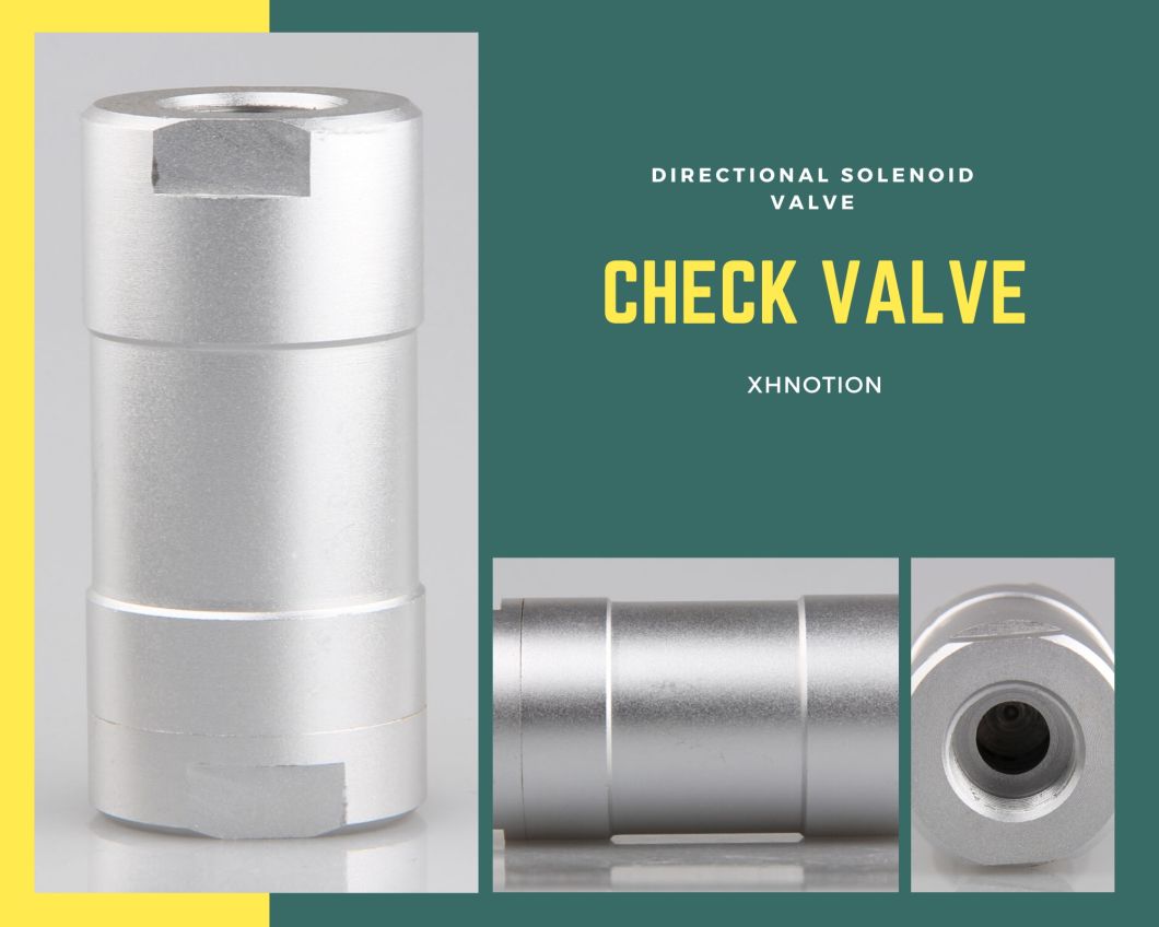 Xhnotion Directional Solenoid Valve G1/8'' Aluminum Check Valve Female-Female KA-06