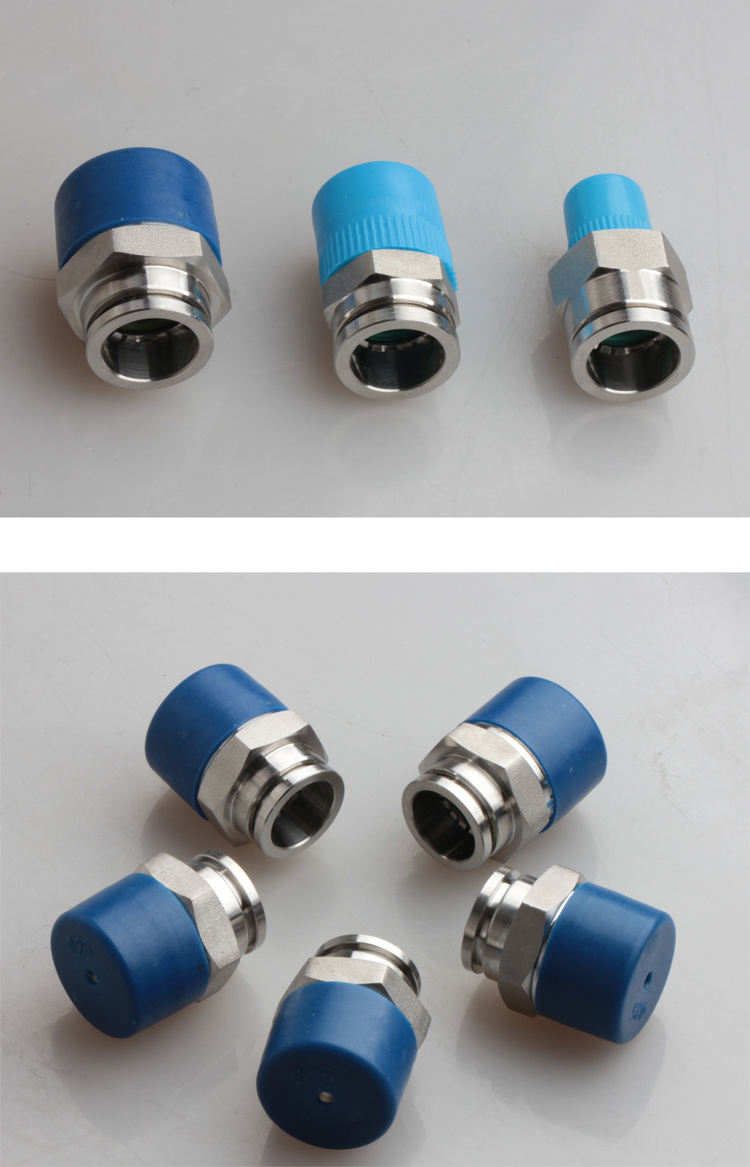 Stainless Steel Push-to-Connect Fitting Quick Connector 16mm X 1/2
