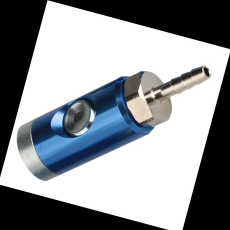 EU Type DN7.5mm Two Click Barb Safety Push Button Quick Coupling