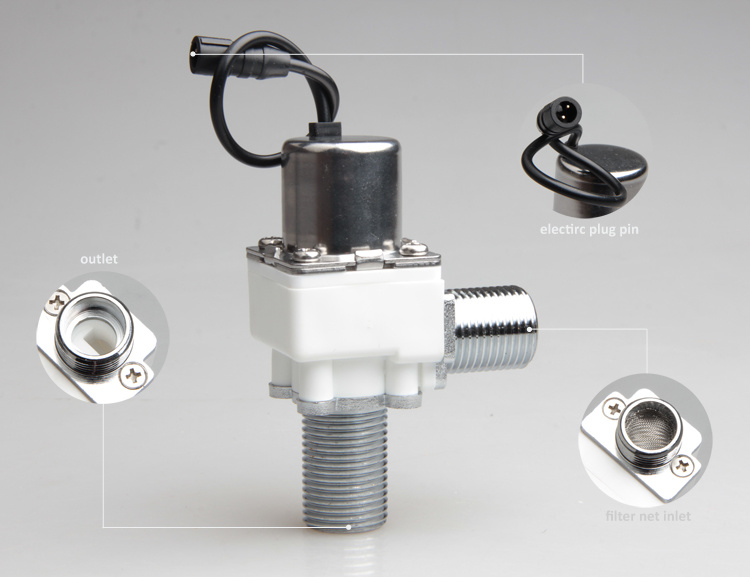 DC6V 0.8MPa Mobile Pulse-Control Brass Bi-Stable Valve for Pool