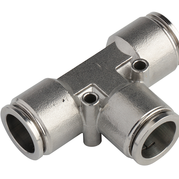 (SSPE12) Union Tee AISI316 Pneumatic Fittings T Type Connector T Shape Pipe Fittings