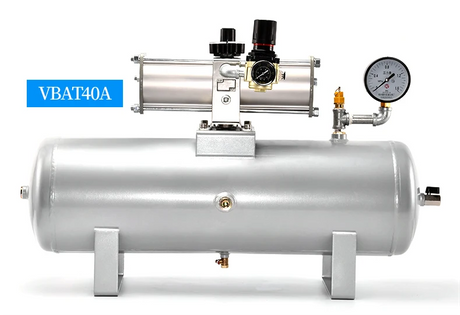 XVBAT Series Pneumatic Compressed Air Pressure Amplifier with Air Tank