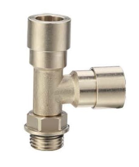 Anti-Spark Push in Fittings Flame Resistance Automotive Male Run Tee