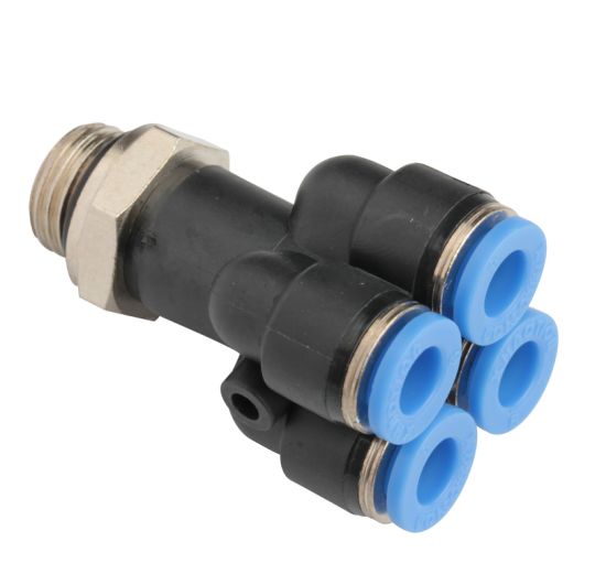Xhnotion - Pneumatic Push in One Touch Double Y Air Hose Fittings with 100% Tested