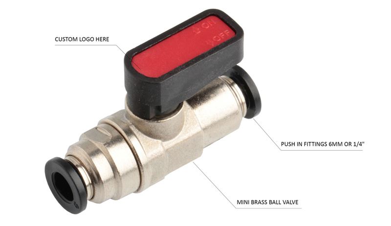 Push Connect Mini Ball Valve Supplier