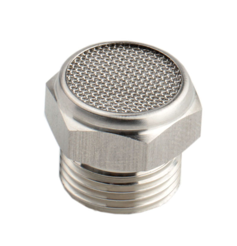 Xhnotion Stainless Steel Pneumatic Air Exhaust Silencer G Thread
