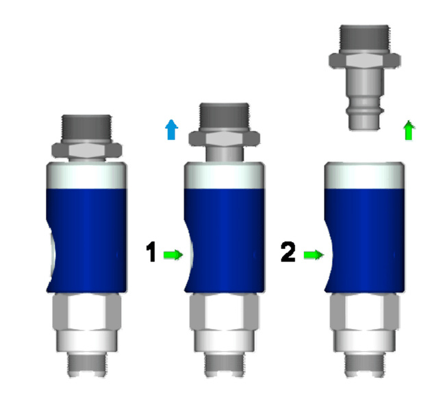 Xhnotion Big Body Two Touch Coupler Female Socket