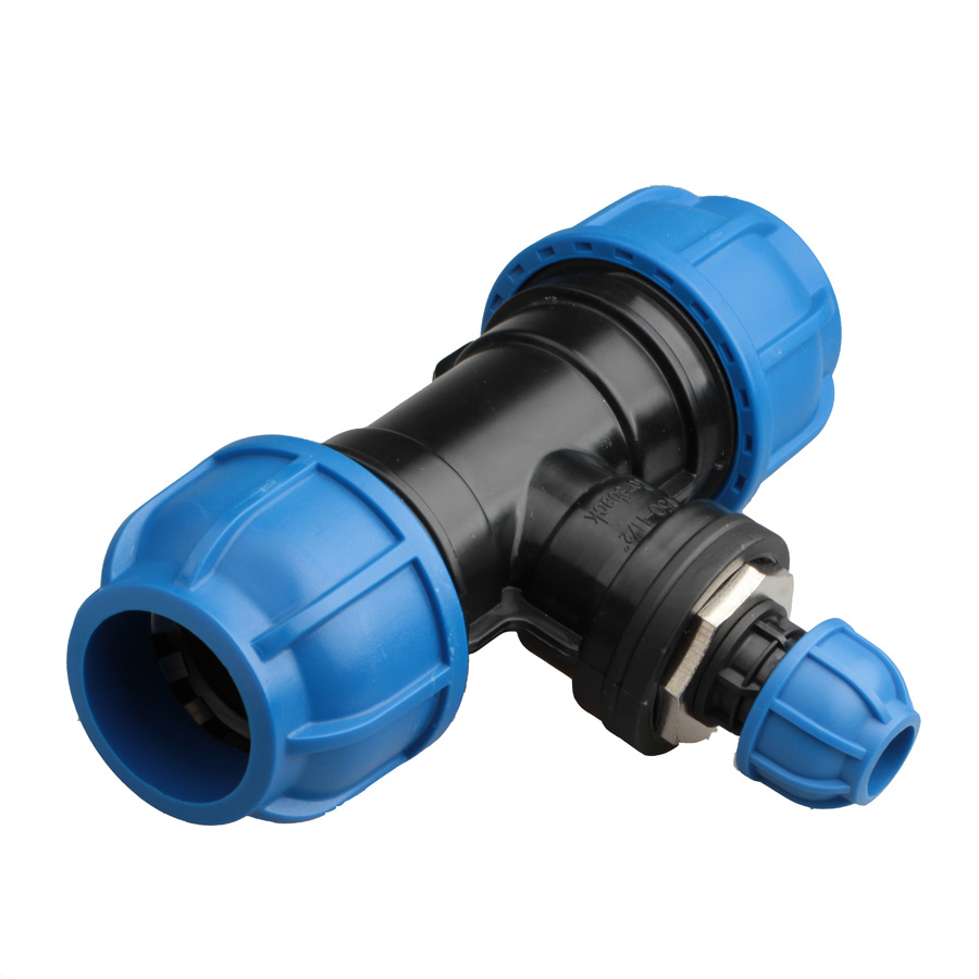 Xhnotion 13bar T Shape Ring Main Push in Fitting Reducer Tee Fitting