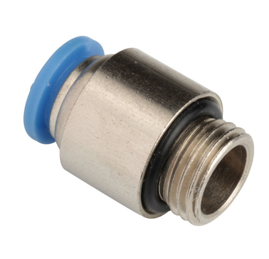 Xhnotion - Pneumatic Push in Male Round Straight BSPP Thread Air Hose Fitting with 100% Tested