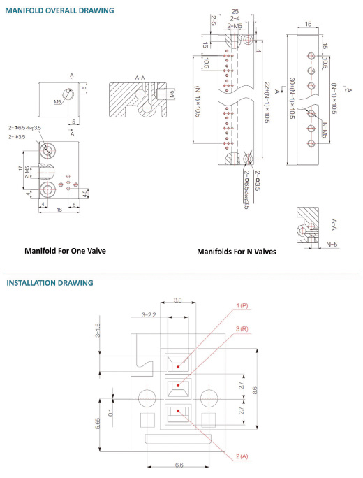 2/3 3V Compact Pilot Solenoid Valve Plastic Xv10m with Manifold for Carpet Machine Valve