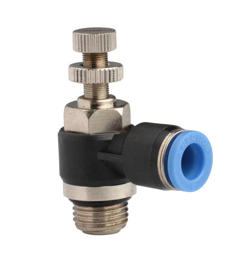 Xhnotion Throttle Valve with G Thread Pneumatic Fitting